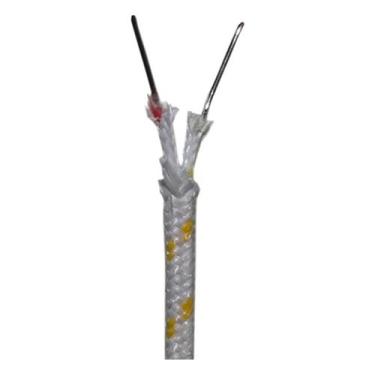 Imagem de Cabo De Compensação De Fibra Vidro Para Termopar Tipo K Digimec, Prate