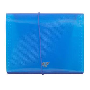 Imagem de Pasta Sanfonada Duplicata com 31 Divisórias Acp 1049, Azul