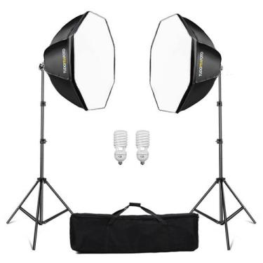 Imagem de Estúdio Fotográfico Octabox Completo Softbox - 110v - TUDOPRAFOTO