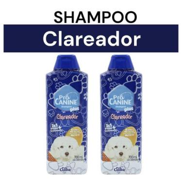 Imagem de Shampoo para Cachorro Clareador PróCanine - 700ml 2 em 1 Shampoo e Con