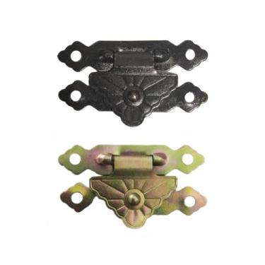 Imagem de Fecho Metalico Provençal para Artesanato em MDF e Madeira - Kit com 50