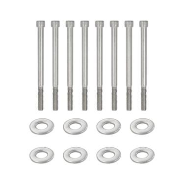 Imagem de QGHAUC Kit de parafusos de tampa de válvula de aço inoxidável compatível com Chevy L5.0 5.7L VORTEC TBI TPI LT1