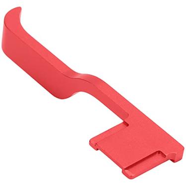 Imagem de Alça de dedo com suporte para sapata, punho de polegar durável e ergonômico para câmera Sony A7S3(vermelho)
