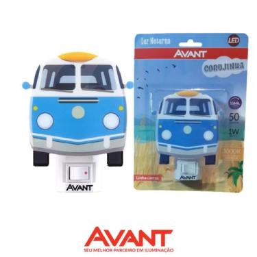 Imagem de Luz Noturna 1w 3000k Led Abajur Tomada Infantil kombi Avant