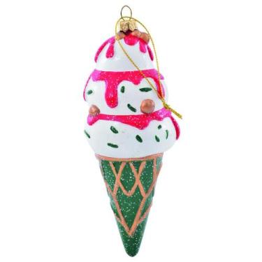 Imagem de Kit 3 pçs enfeite sorvete escarlate decorativo candy - Wincy