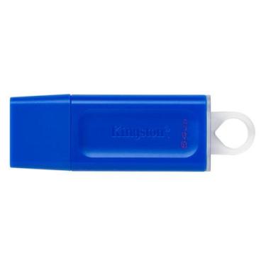 Imagem de Pendrive Kingston Exodia 64GB / USB 3.0 - Azul (KC-U2G64-7GB)
