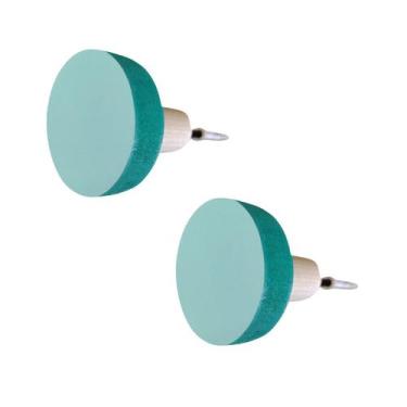 Imagem de 2 Ganchos Penduradores de Parede MDF Colorido 15mm Bola - Hanger Decor