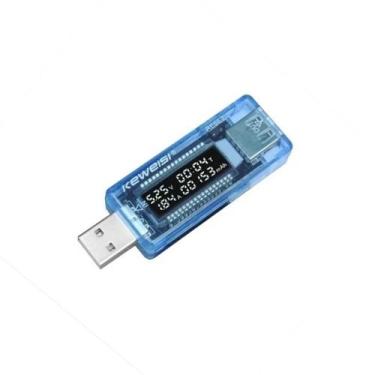 Imagem de Testador Digital Usb Tensao Medidor De Corrente Voltimetro - Importado