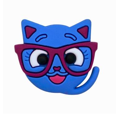 Imagem de Aplique kit 10 Peças Gatinho com Óculos Emborrachado - RAE