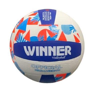 Imagem de Bola Volleyball Winner Sintetica Oficial - Azul e Laranja