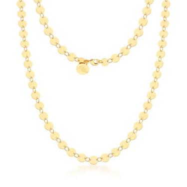 Imagem de Colar Medalhas Bee Bless banhado à ouro 18 k