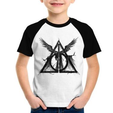 Imagem de Camiseta Raglan Infantil The Tale of the Three Brothers - Foca na Moda