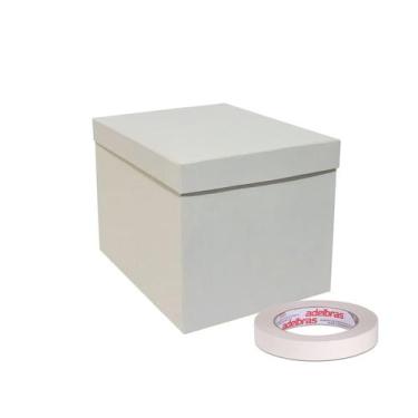 Imagem de Fita Adesiva Fina Dupla Face Transparente 18x30 Kit 10 - Adelbras