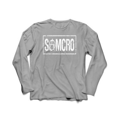 Imagem de Camiseta Manga Longa Masculina Sons Of Anarchy 1 SOA - Ultrav Store, C