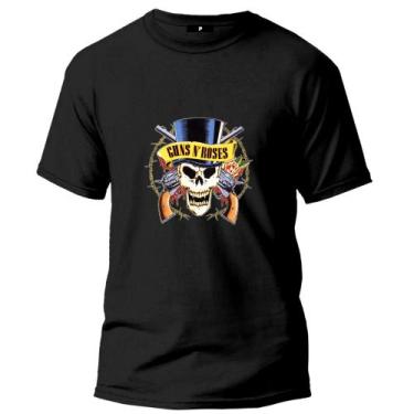 Imagem de Camiseta Unissex Guns N Roses Rock Adulto e Infantil - MR CONFECÇÕES, 