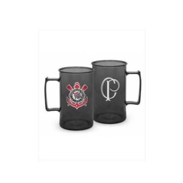 Imagem de Caneca Acrílica Corinthians - Produto Oficial Licenciado - Brasfoot