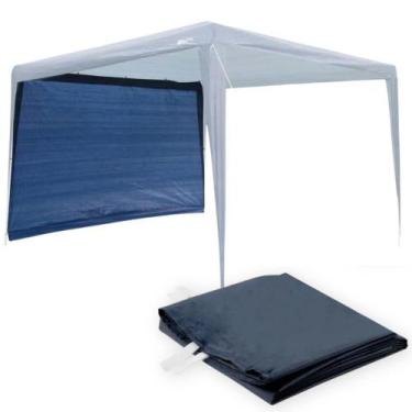 Imagem de Parede Fantasy Azul Compativel Com Gazebo 3M X 3M 1 Unidade ( Gazebo N