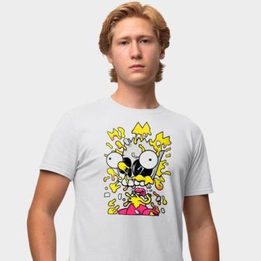 Imagem de Camisa Camiseta Genuine Grit Masculina Estampada Algodão 30.1 Simpsons