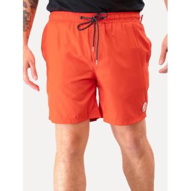 Imagem de Short Original Penguin Masculino D'Água Basic Patch Laranja, GG