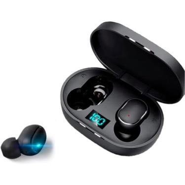 Imagem de Fone de Ouvido Bluetooth 5.0 TWS Sem Fio, Preto, com Microfone e Qualidade Premium