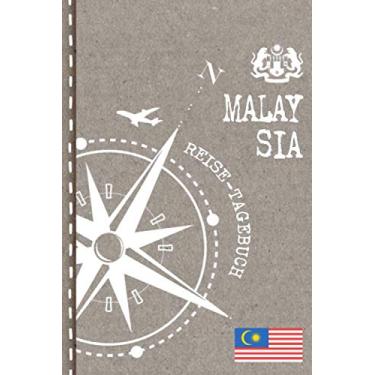 Imagem de Malaysia Reisetagebuch: Reise Tagebuch zum Selberschreiben, ca. A5 - Journal Dotted Punkteraster, Bucket List für Urlaub, Ferien Trip Tour, Auslandsjahr, Auswanderer - Notizbuch Dot Grid punktiert