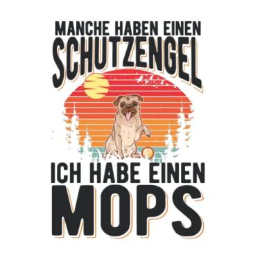 Imagem de Mops Tagesplaner: Manche haben einen Schutzengel Ich habe einen Mops/Kalender 2023 & 2024 / Wochenplaner Tagesplaner Planer/Planungsbuch To-Do-Liste / 6x9 Zoll / 100 ausfüllbare Seiten