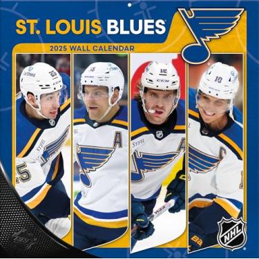 Imagem de Turner Sports Calendário de parede do time St Louis Blues 2025 12x12 (25998011955)