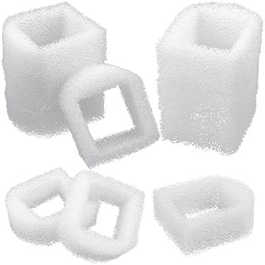 Imagem de Adasea 30 Peças de Filtro de Fonte para Animais de Estimação, Substituição de Espuma, Pré-Filtro de Espuma para Água Potável, Filtro de Esponja Compatível com Fontes de Cerâmica Drinkwell E Aço Inoxid