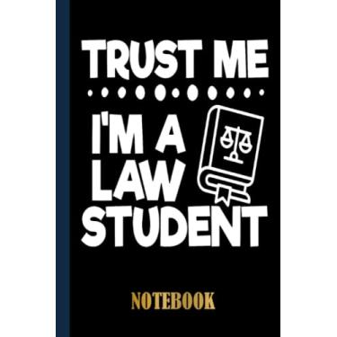 Imagem de Lawyer Law Studies Law Student Uni Notebook: Lawyer Wide Ruled Journal , Lawyer Gifts Personalized, Lined Notebook Journal For Lawyer With Black Cover
