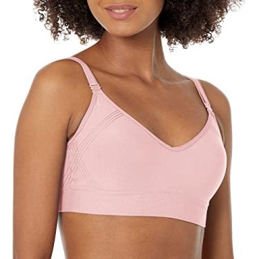 Imagem de Warner's Sutiã feminino Easy Does It Wireless Lift conversível confortável Rn0131a, Blush, P