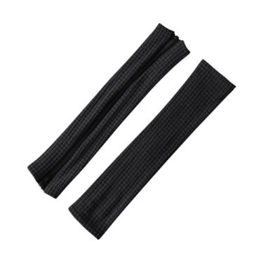 Imagem de IEUDNS Capa de braço para cadeira de escritório, almofada de apoio de braço, capa elástica universal confortável para apoio de braço, capas para cadeira de, Preto