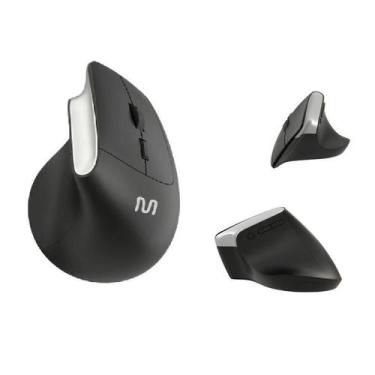 Imagem de Mouse Multilaser S/Fio Vertical 6 Botoes Multimode Ms800 Preto