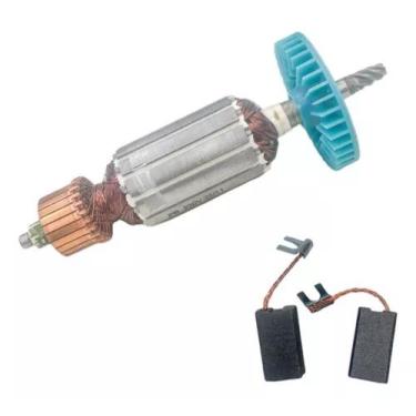 Imagem de Induzido + E. Carvão P/ Politriz Bosch 1366 Gpo 12e 220v - bolte