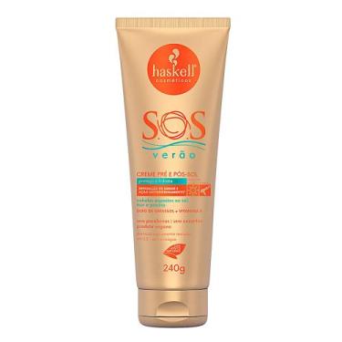 Imagem de Creme Pré e Pós Sol Haskell S O S Verão 240g