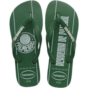 Imagem de Chinelo Havaianas Licenciado, Top Palmeiras 37/8 Verde, Havaianas