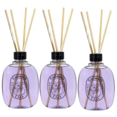 Imagem de Kit 3 Difusor Aromatizador de Varetas Lavanda Giorno 150ml