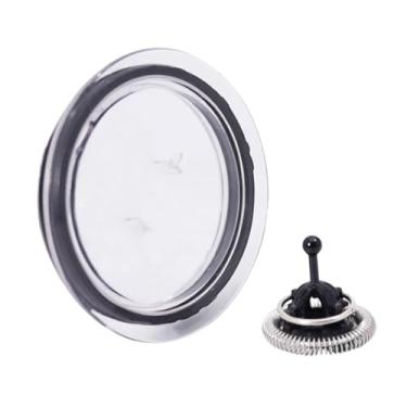 Imagem de DimyFew Leite capa de tampa frother tampa com pó de batedor acessório de frother seda pesada parte da família para amantes de café Família, para Aeroccino 3