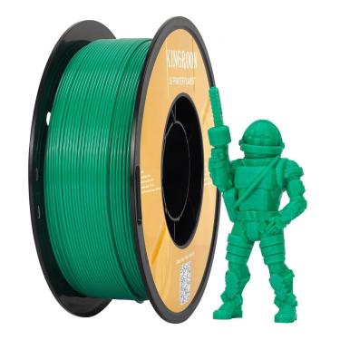 Imagem de Filamento para impressora 3D KINGROON PETG 1,75 mm 1 kg verde