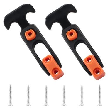Imagem de Auvotuis Travas de borracha de 11 cm x 4,6 cm, trava flexível em T, 2 peças, trava de borracha, alça em T para caixa de ferramentas, refrigerador, carrinho de golfe ou capô de máquina de engenharia