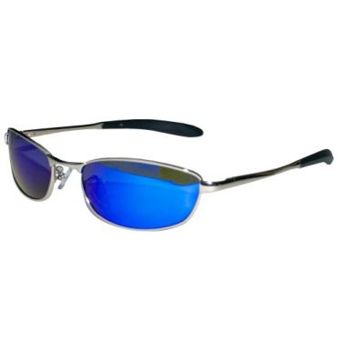 Imagem de Óculos de sol Polarized Aviator P27 da JiMarti, Silver & Blue Mirror, One Size
