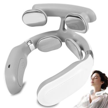 Imagem de Massageador de Coluna Cervical de 4 Cabeças, Massageador Multifuncional para Ombros e Pescoço