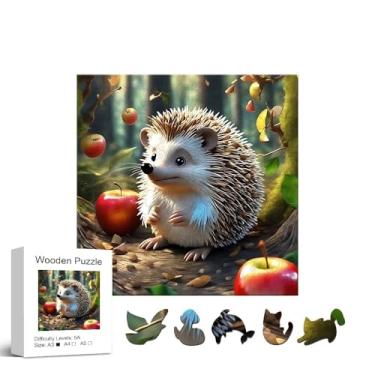 Imagem de Quebra Cabeça de Madeira Ouriço, Wooden Puzzle | Diversão para toda família (A3)