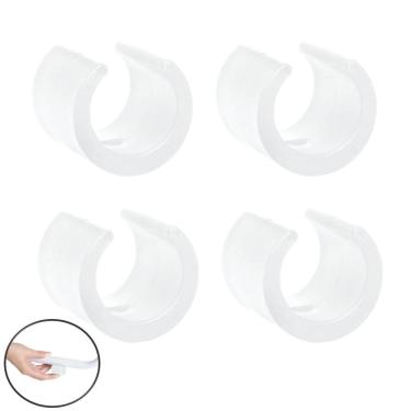 Imagem de Kit 4 Peças Proteção Para Pés Cadeiras 22,22mm Redondo Branco - 2309 Mor