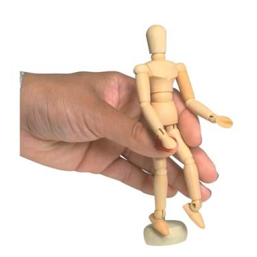 Imagem de Jack Richeson 710109 Miniature Natural Manikin, 13cm - 1.3cm Size, 3.8cm Height, 3.8cm Width, 17cm Length