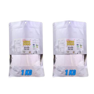 Imagem de Sal Marinho Integral Moído Sem Iodo C/ 2 Un 1Kg (Total 2Kg) - Zero Iod