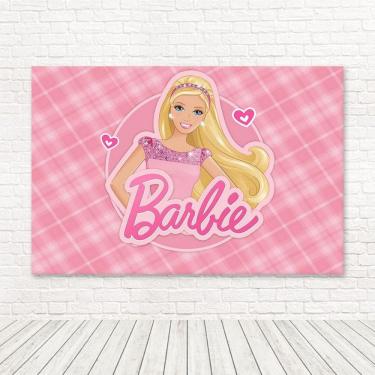Imagem de Painel Retangular 3D Sublimado Barbie 2,0X1,5 Frt-4159