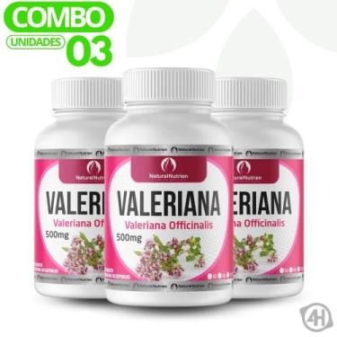 Imagem de Suplemento Vegano Valerian 300cps de 500mg Cada - Natural Nutrien