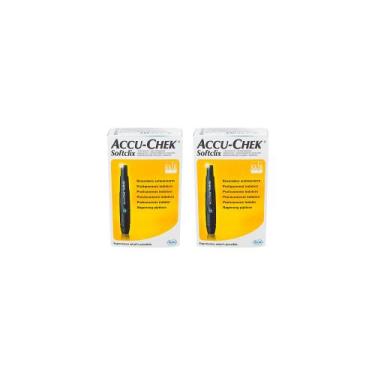 Imagem de Kit 2x  Accu-Chek Softclix Lancetador 25 lancetas Roche
