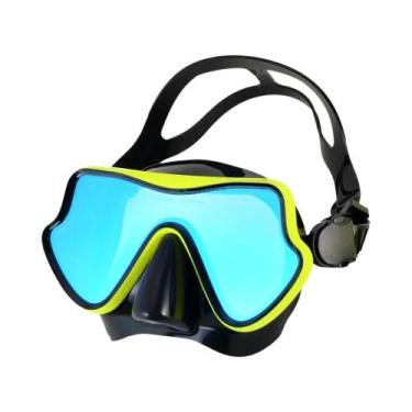 Imagem de Máscara de Mergulho com Snorkel de Silicone para Adultos e Jovens - Le