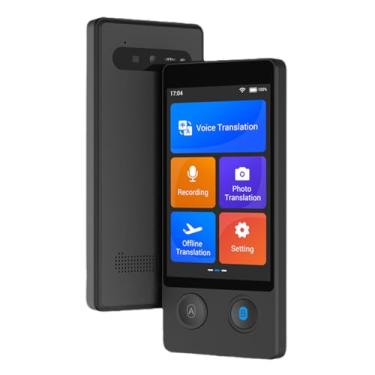 Imagem de Dispositivo tradutor de 144 idiomas, tradutor instantâneo bidirecional em tempo real, dispositivo de tradução de voz offline online, dispositivo portátil de gravação inteligente de foto para negócios